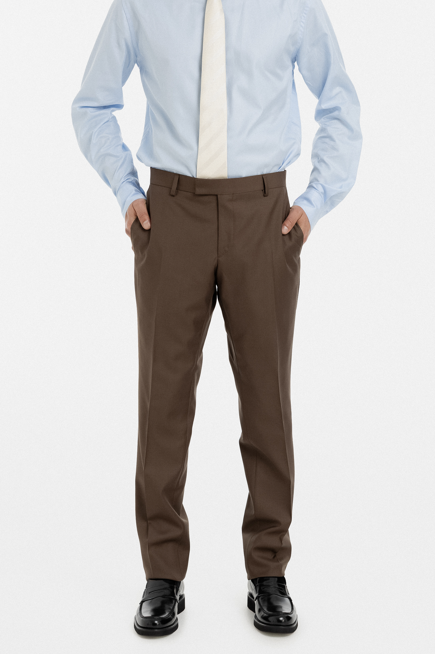 Chocolate Brown Single-Breasted Suit