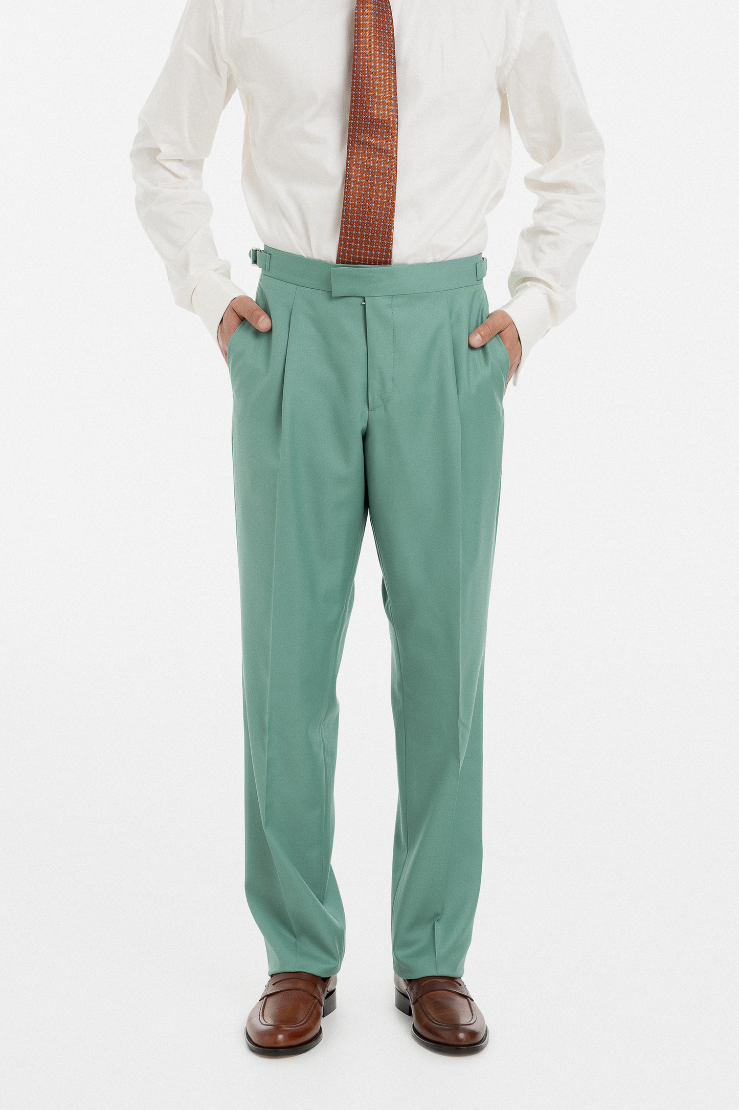 Mint Green Single-Breasted Suit