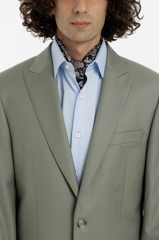 Soft Sage Green Single-Breasted Suit