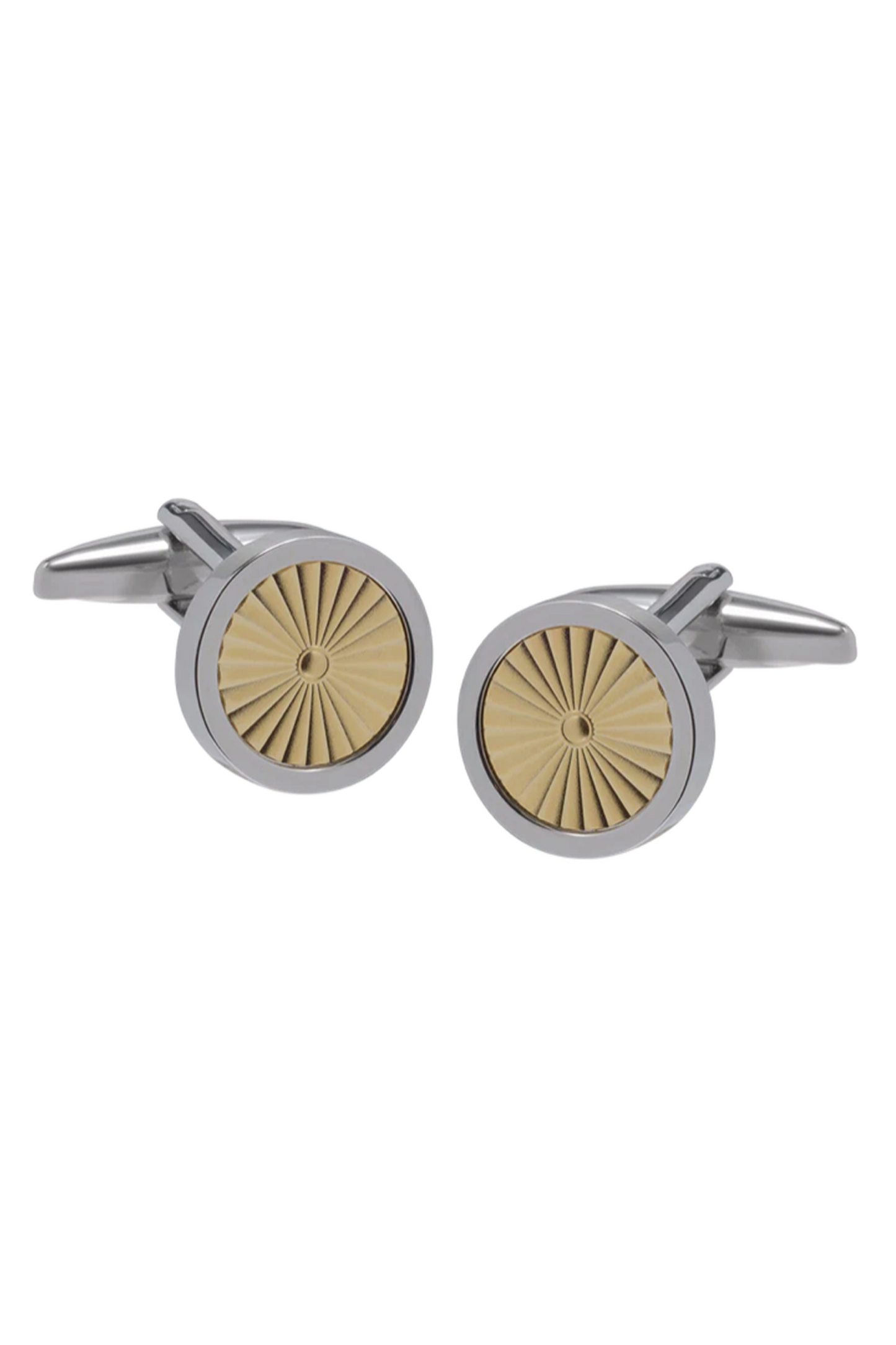 Sunburst Gold Cufflinks