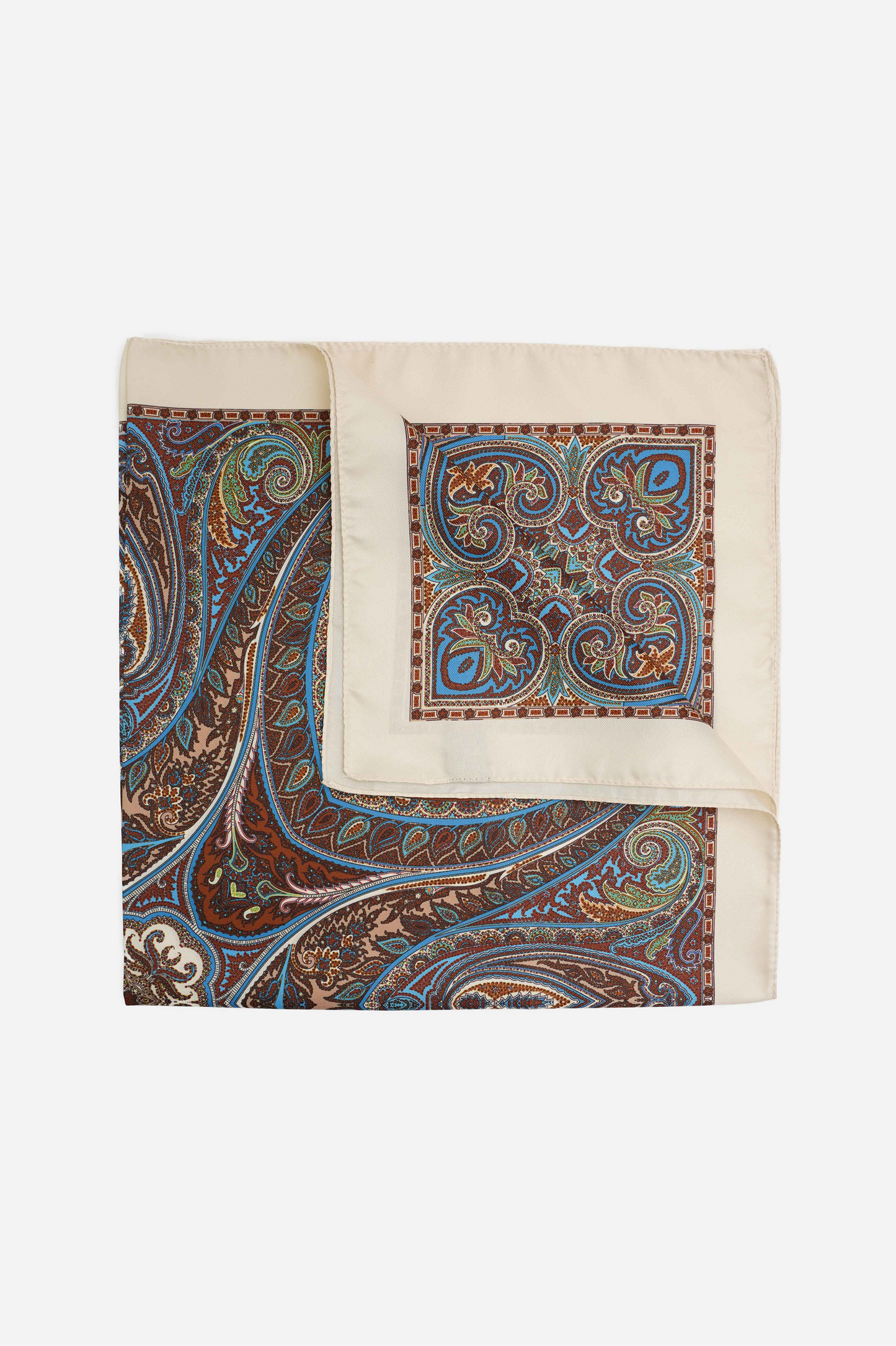 Azure Paisley Scarf