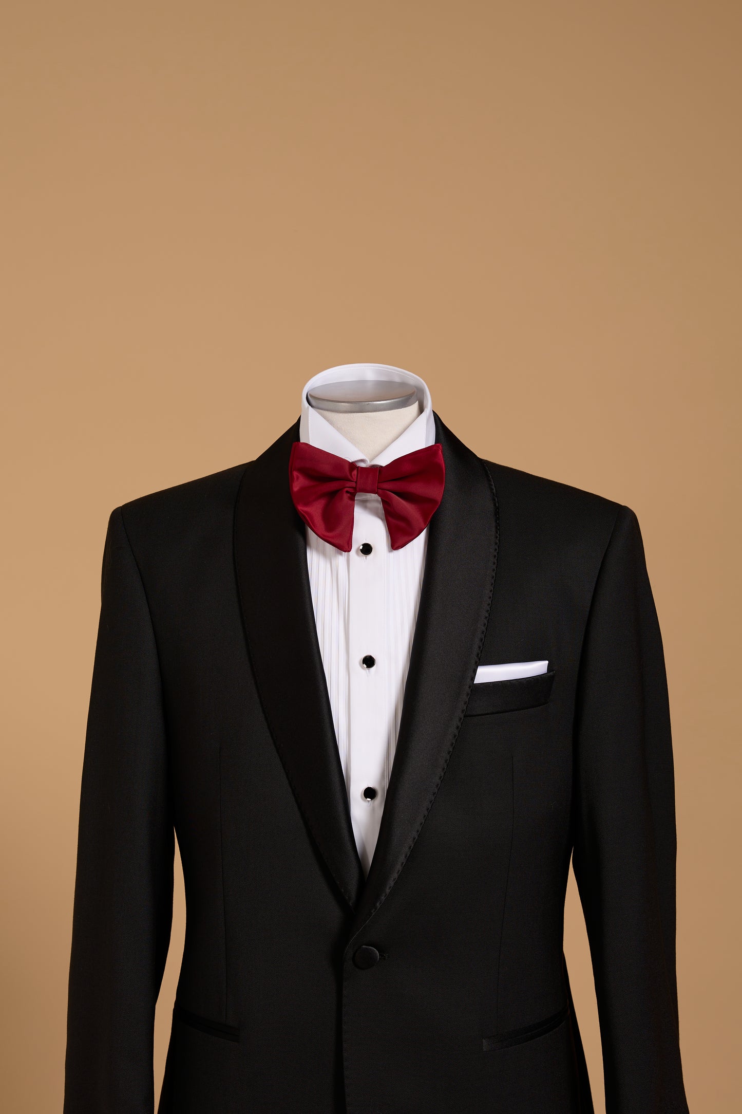 VERDI BLACK WOOL TUXEDO