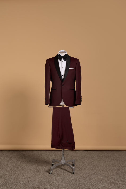 Burgundy Tuxedo