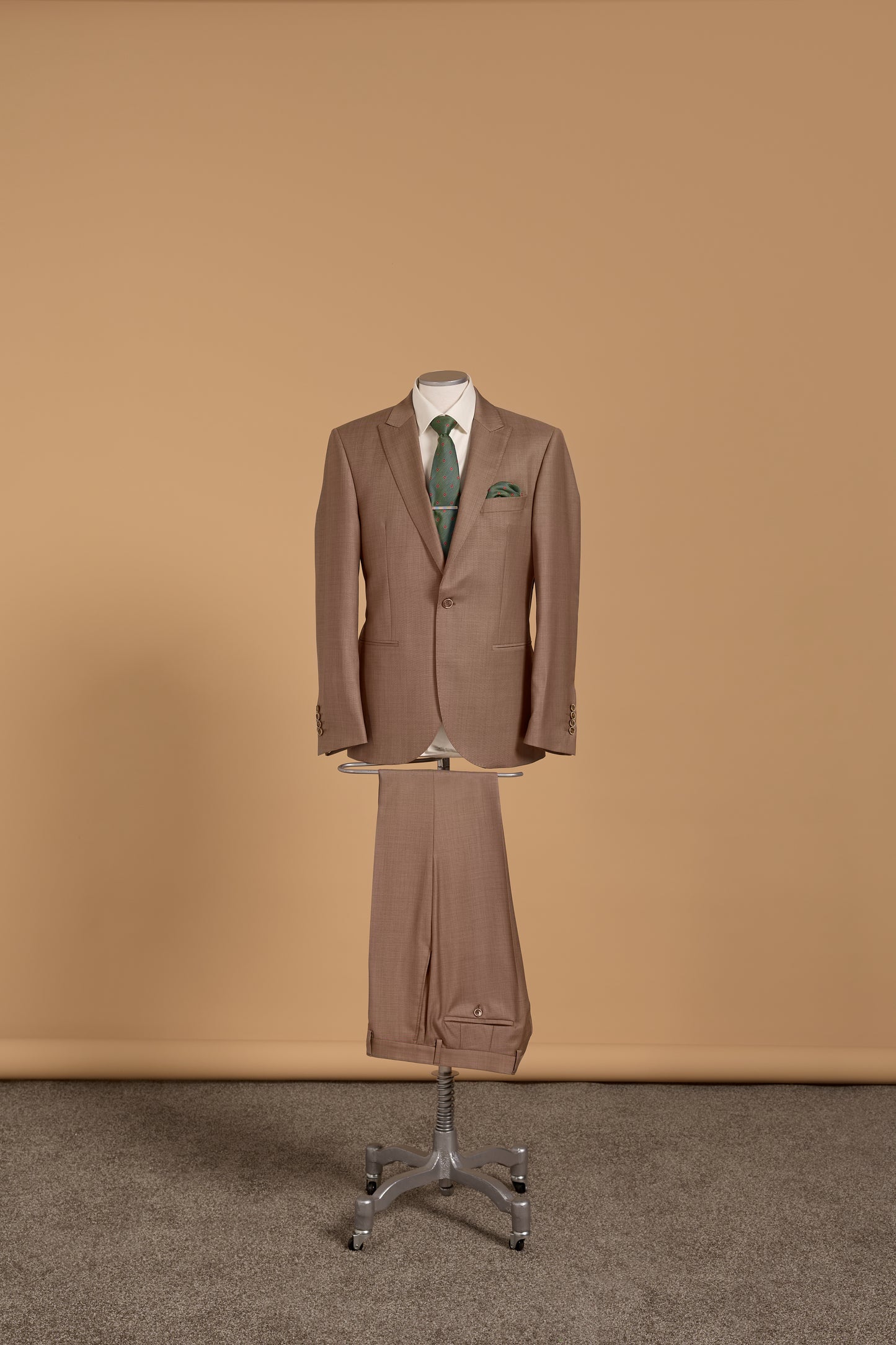 VERDI TOFFEE WOOL SUIT