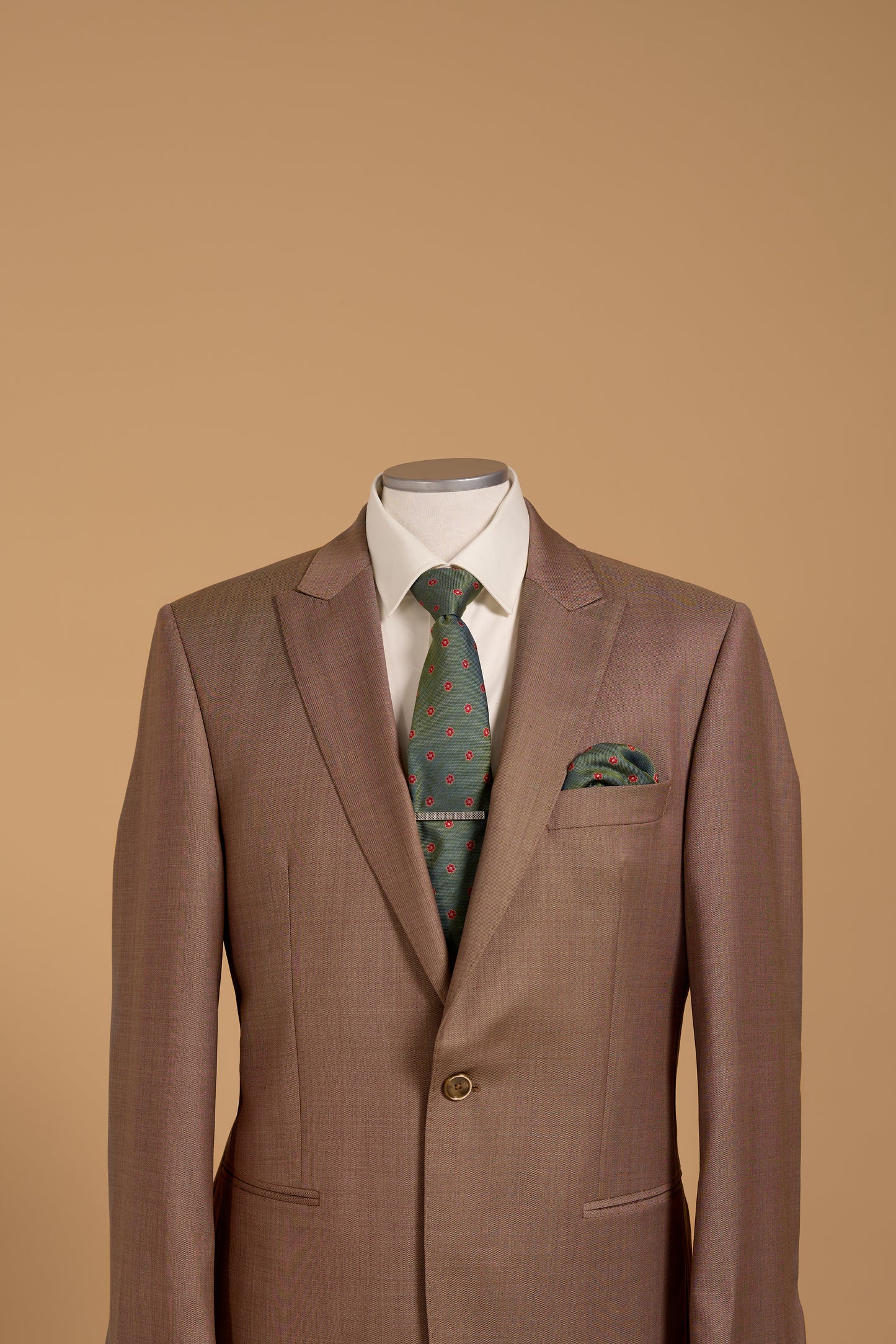 VERDI TOFFEE WOOL SUIT