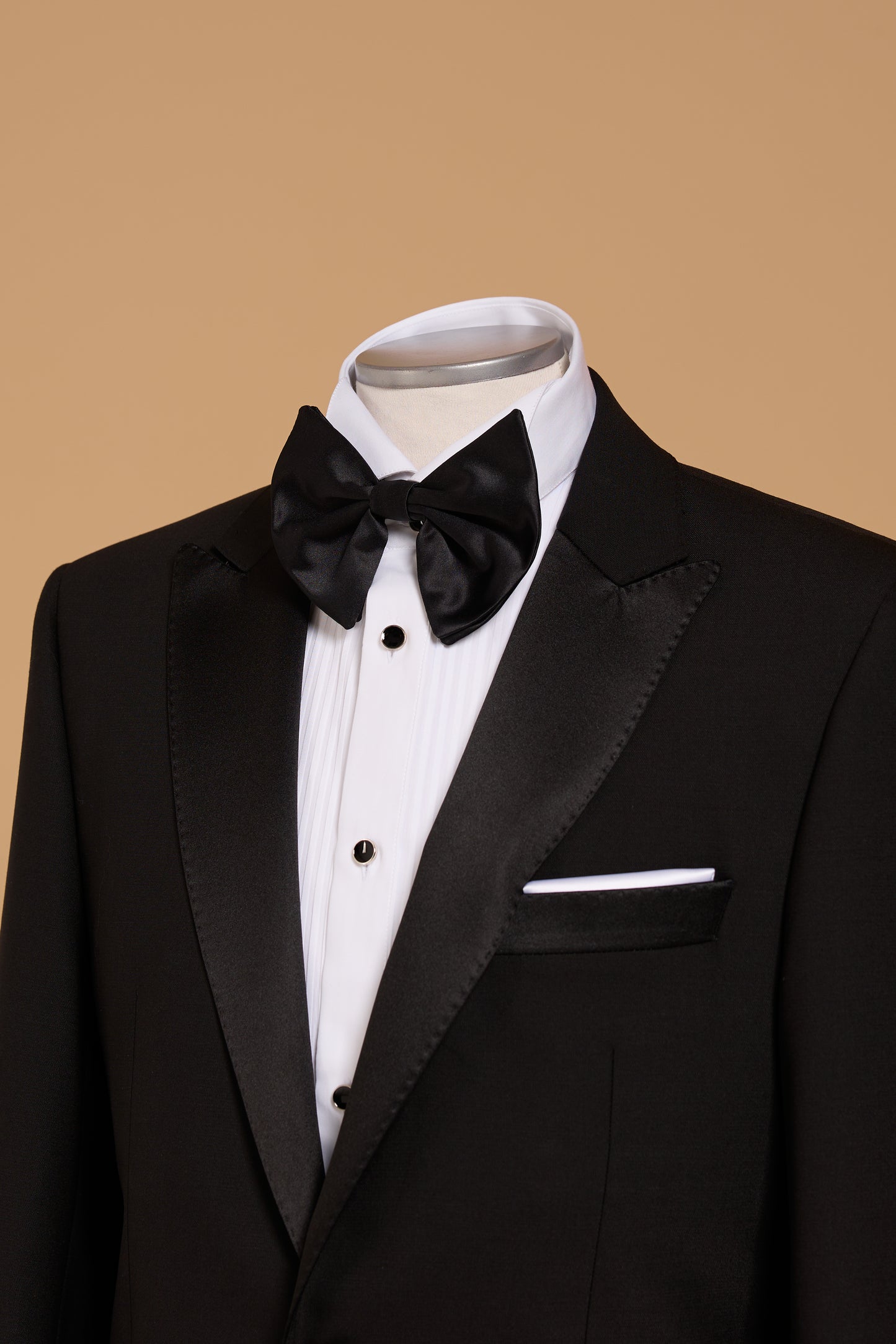 VERDI BLACK WOOL TUXEDO