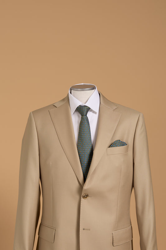 VERDI BEIGE WOOL SUIT