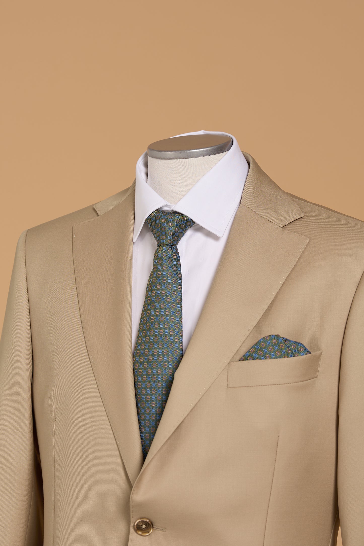 VERDI BEIGE WOOL SUIT