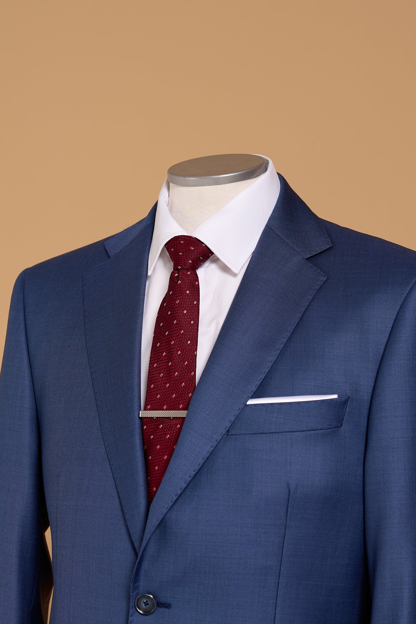 Sapphire Blue Wool Suit