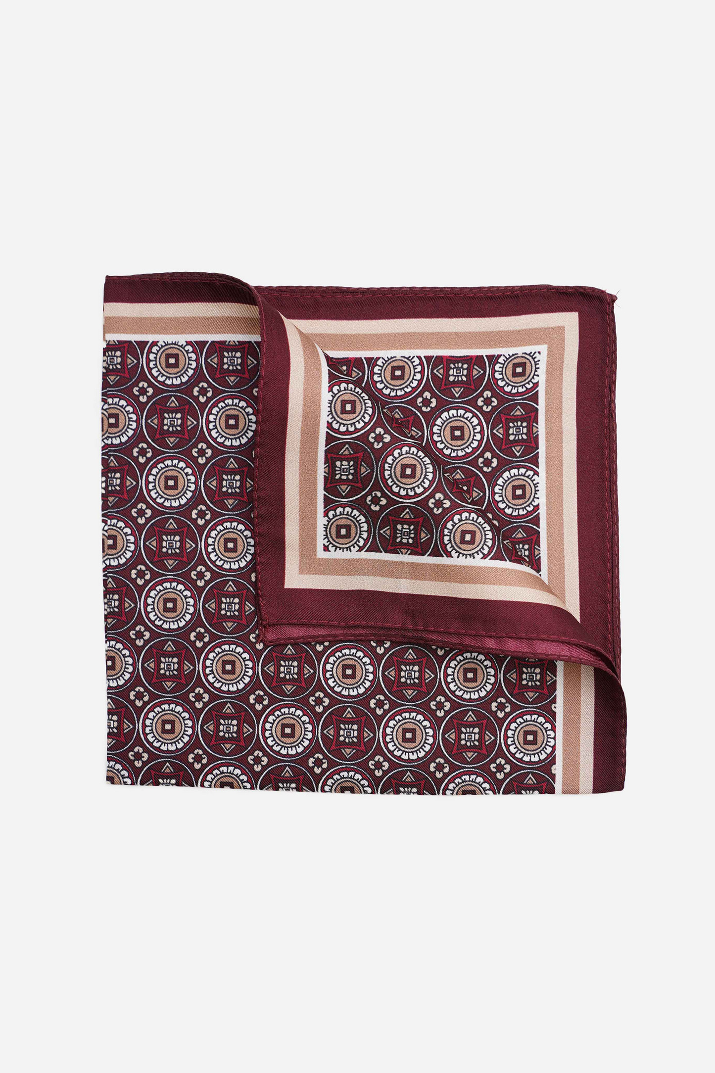 Bordeaux Medallion Scarf