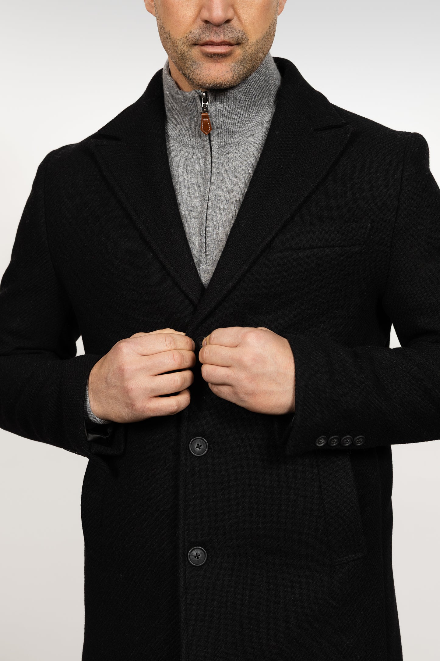 Black Wool Coat