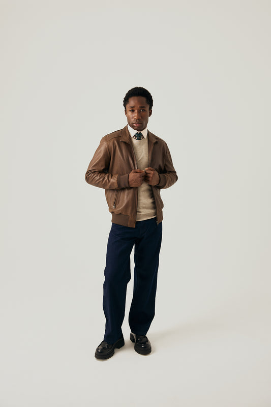 Brown Leather Jacket