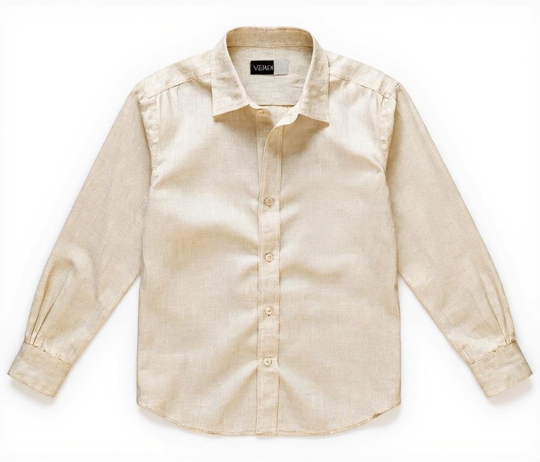 Beige Linen Shirt