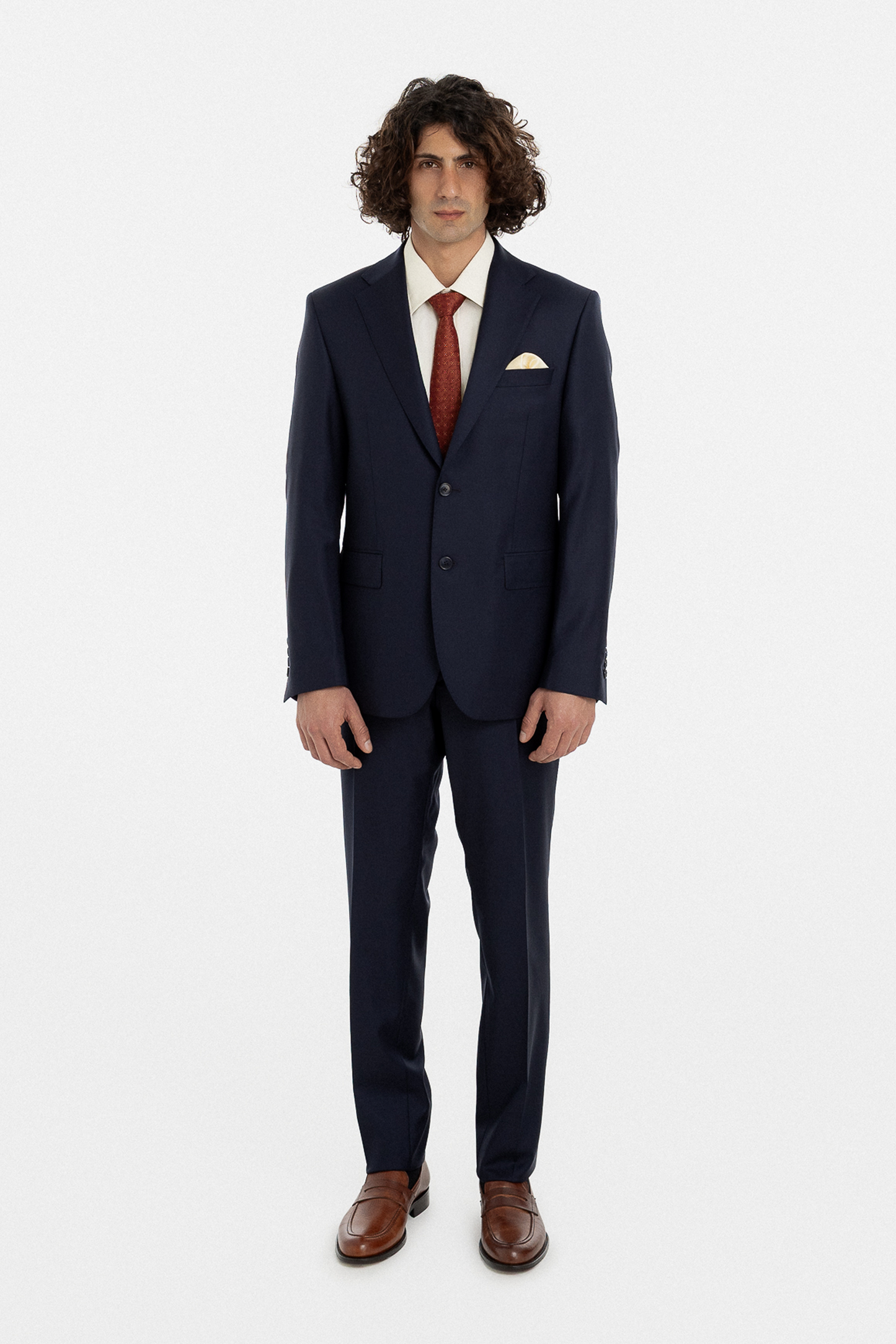 Classic Navy Single-Breasted Suit