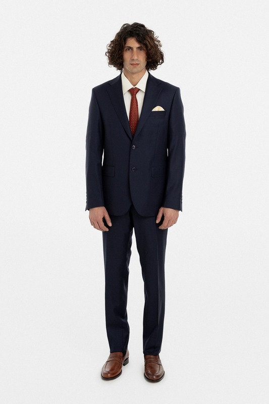 Classic Navy Single-Breasted Suit