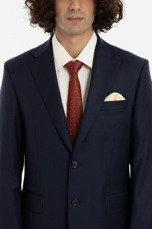 Classic Navy Single-Breasted Suit