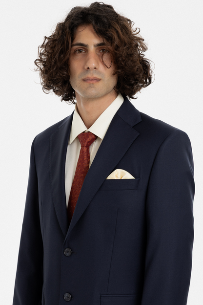 Classic Navy Single-Breasted Suit