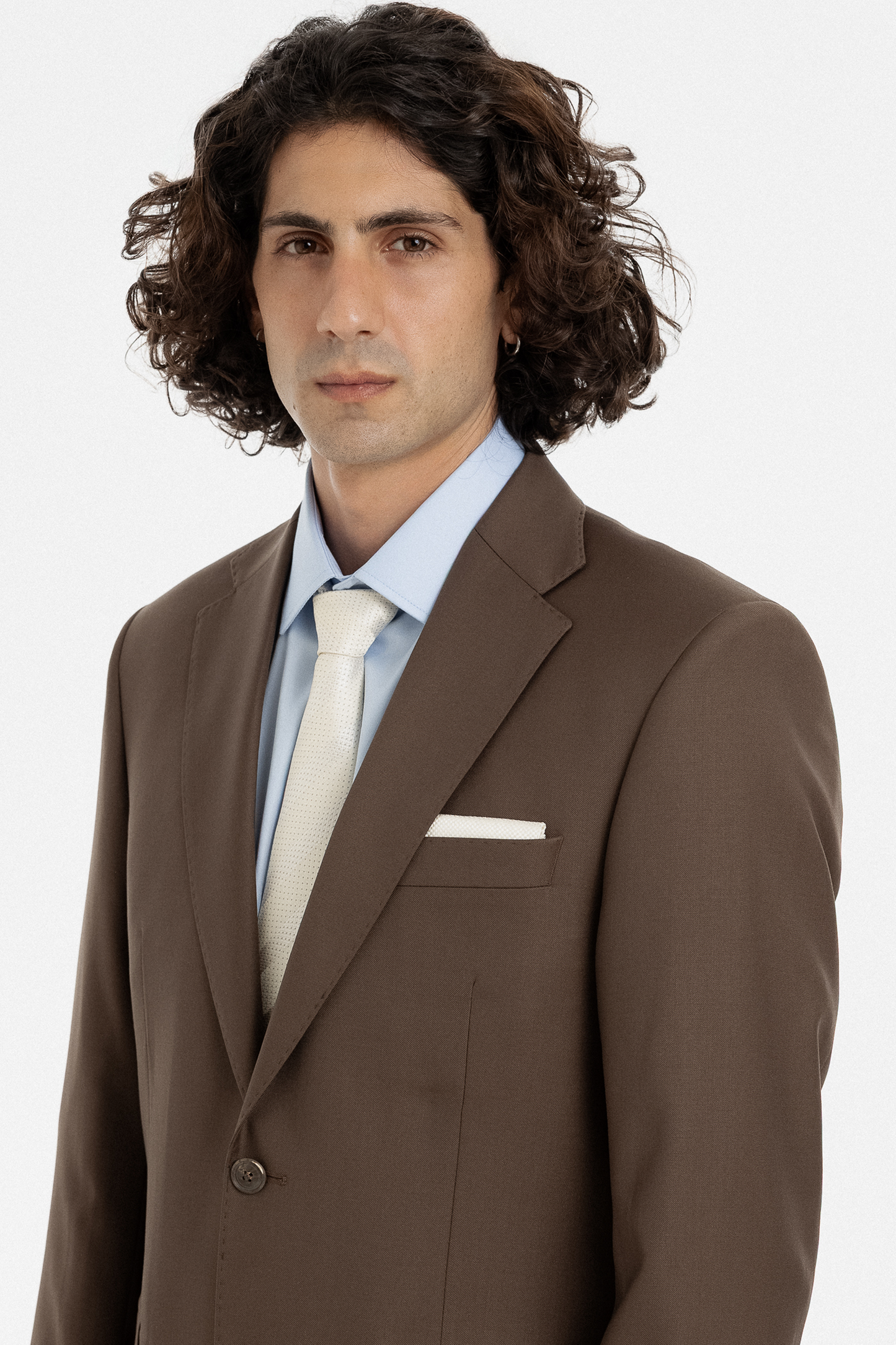 Chocolate Brown Single-Breasted Suit