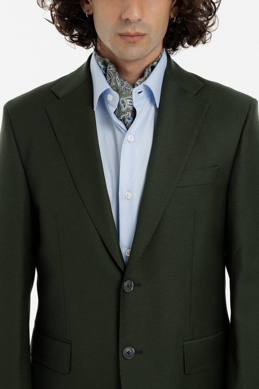 Deep Forest Green Single-Breasted Suit