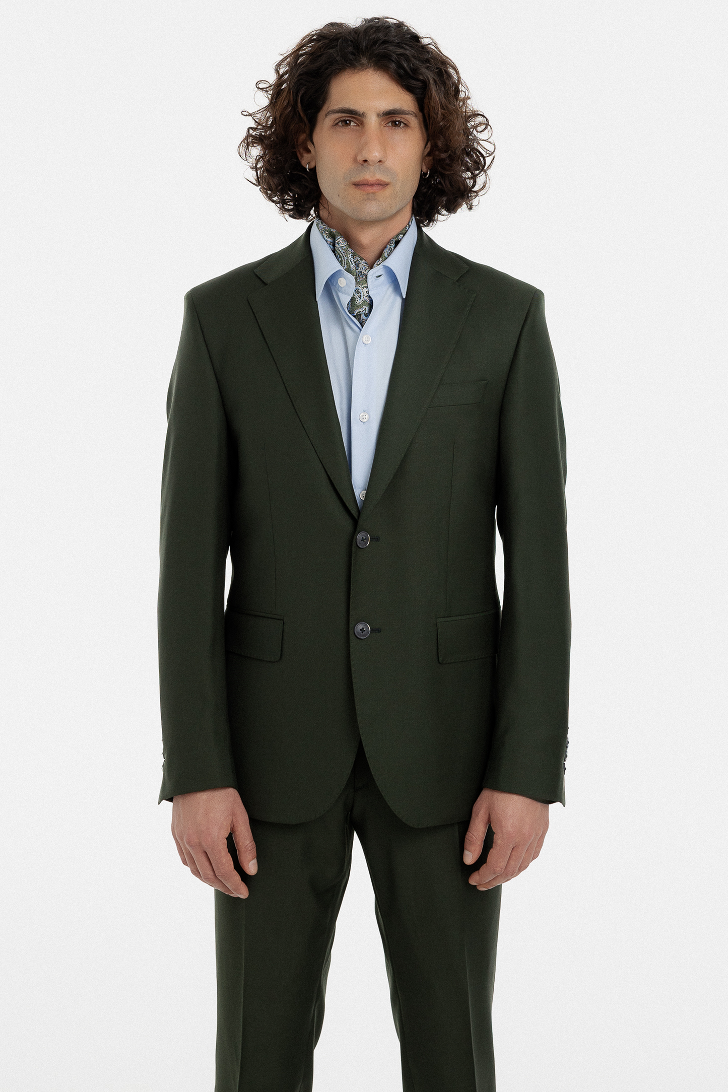 Deep Forest Green Single-Breasted Suit