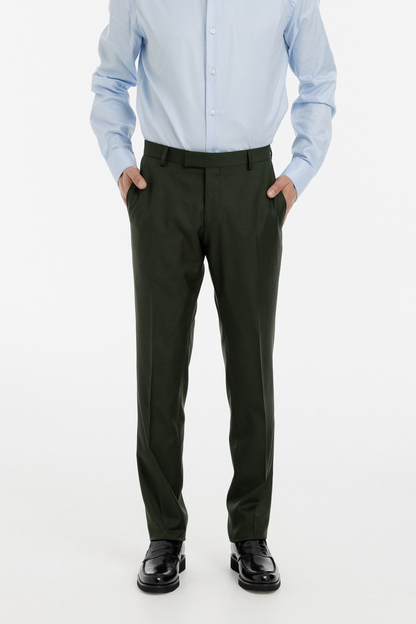 Deep Forest Green Single-Breasted Suit