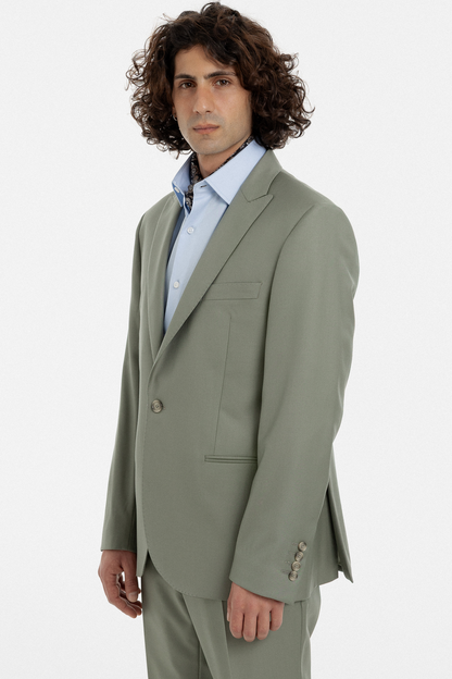 Soft Sage Green Single-Breasted Suit