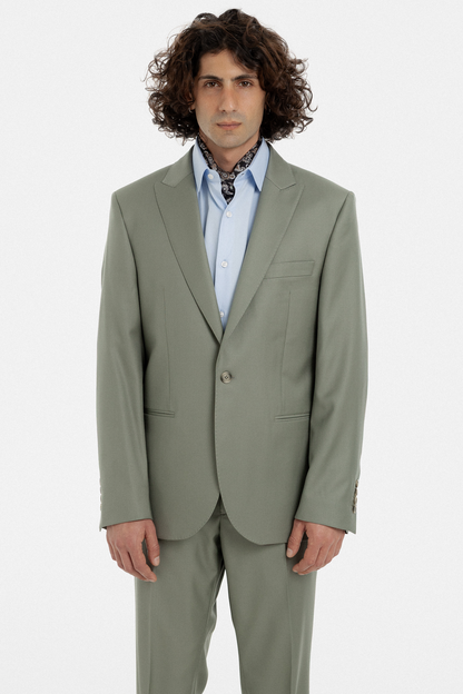 Soft Sage Green Single-Breasted Suit