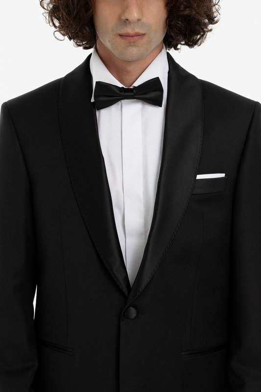 Classic Black Shawl Lapel Tuxedo