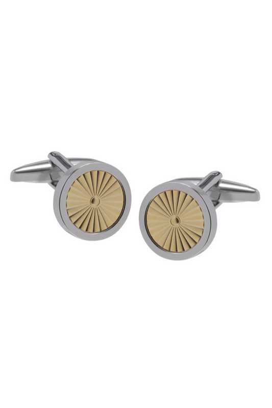Sunburst Gold Cufflinks