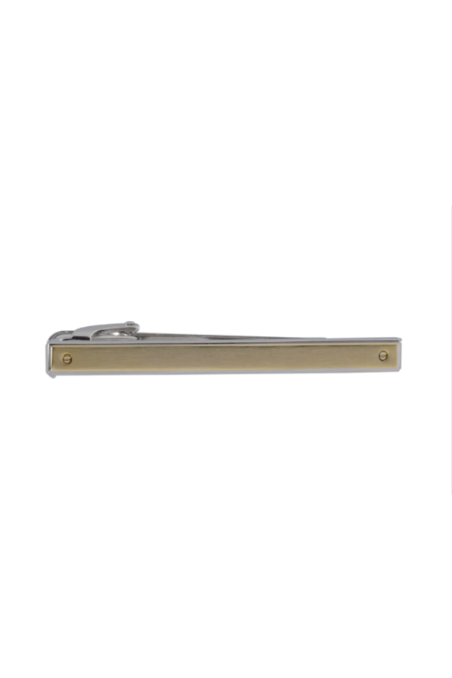 Two-Tone Gold & Silver Tie Clip