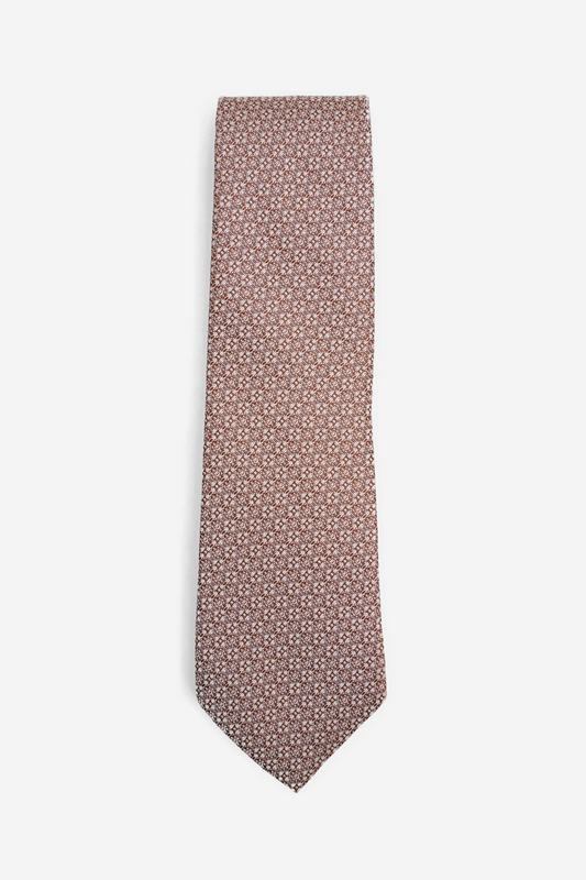Textured Brown Tie