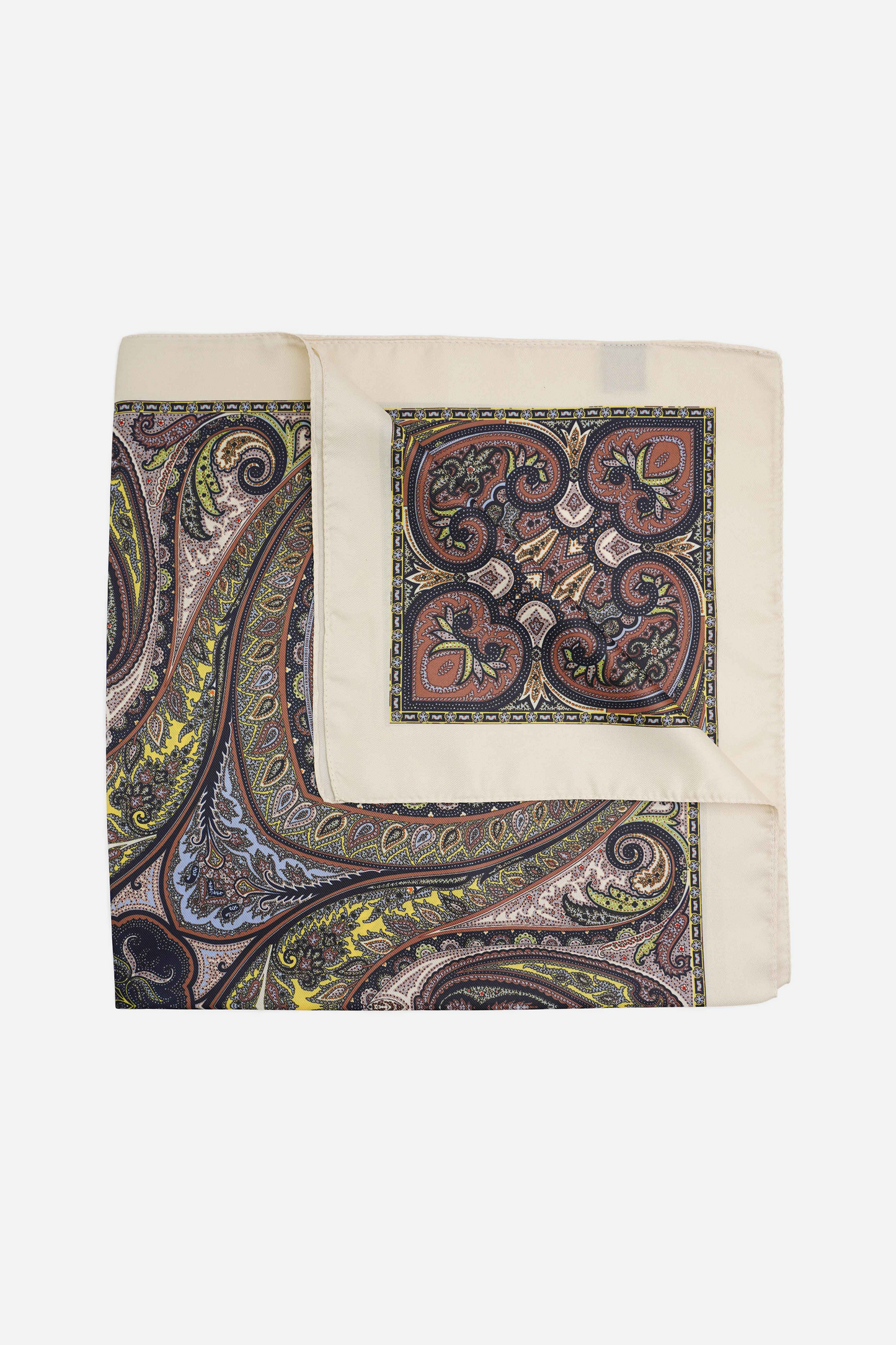 Ivory Paisley Scarf