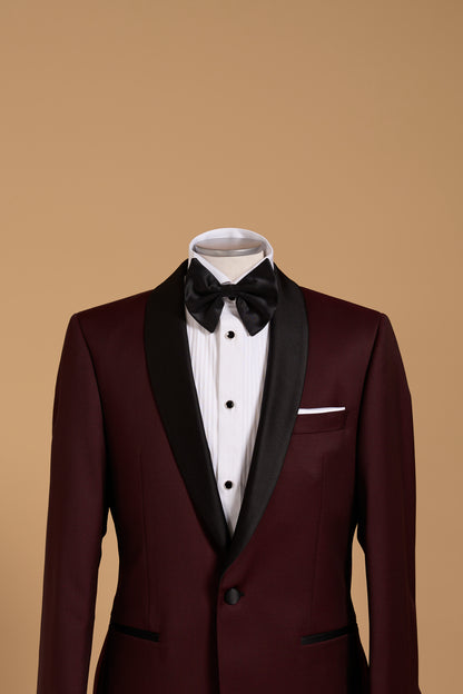 Burgundy Tuxedo