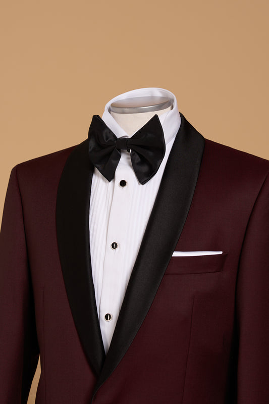 Burgundy Tuxedo
