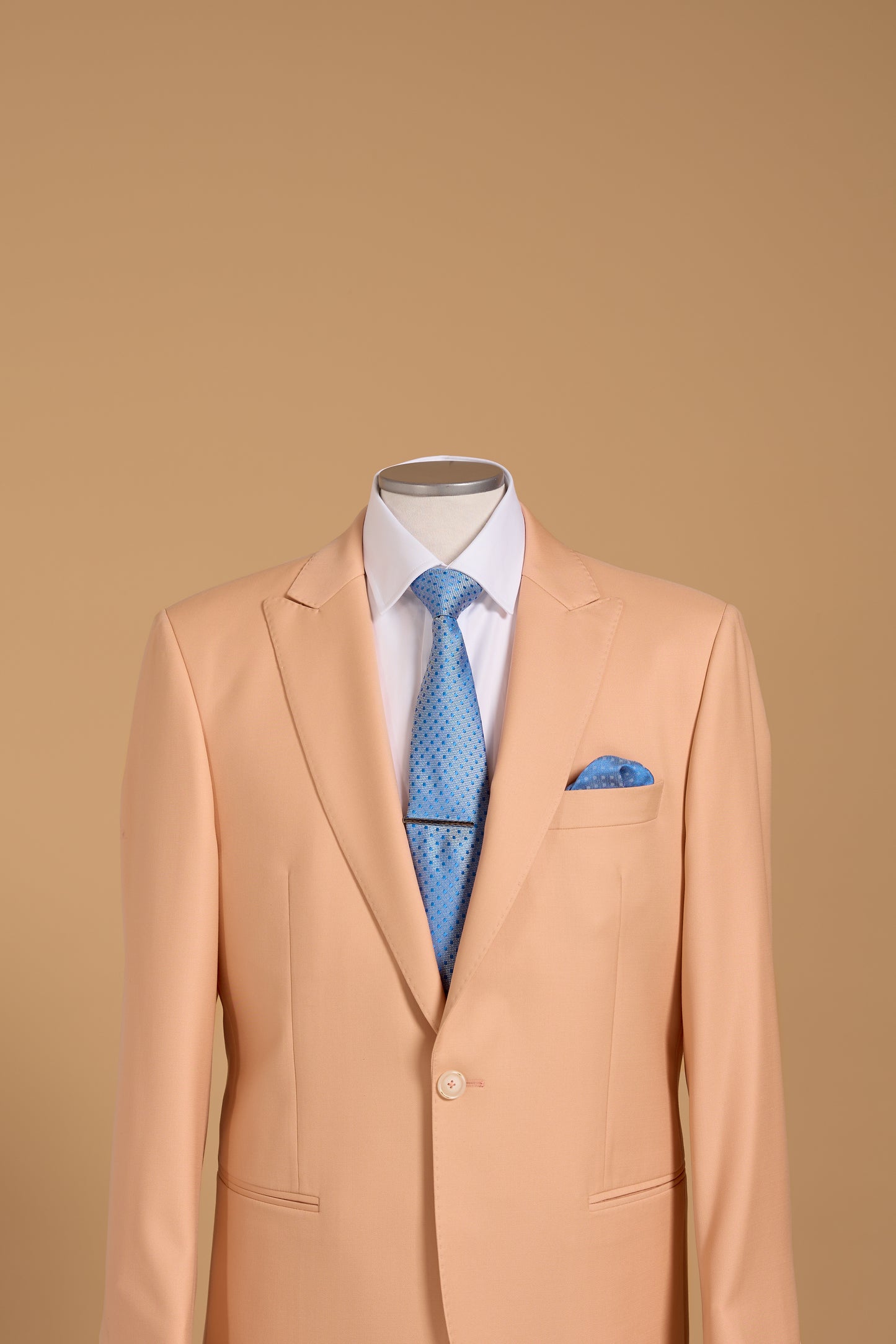 VERDI PEACH WOOL SUIT