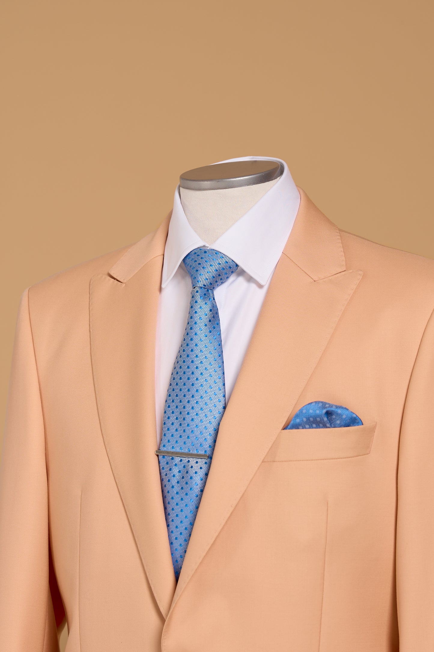 VERDI PEACH WOOL SUIT