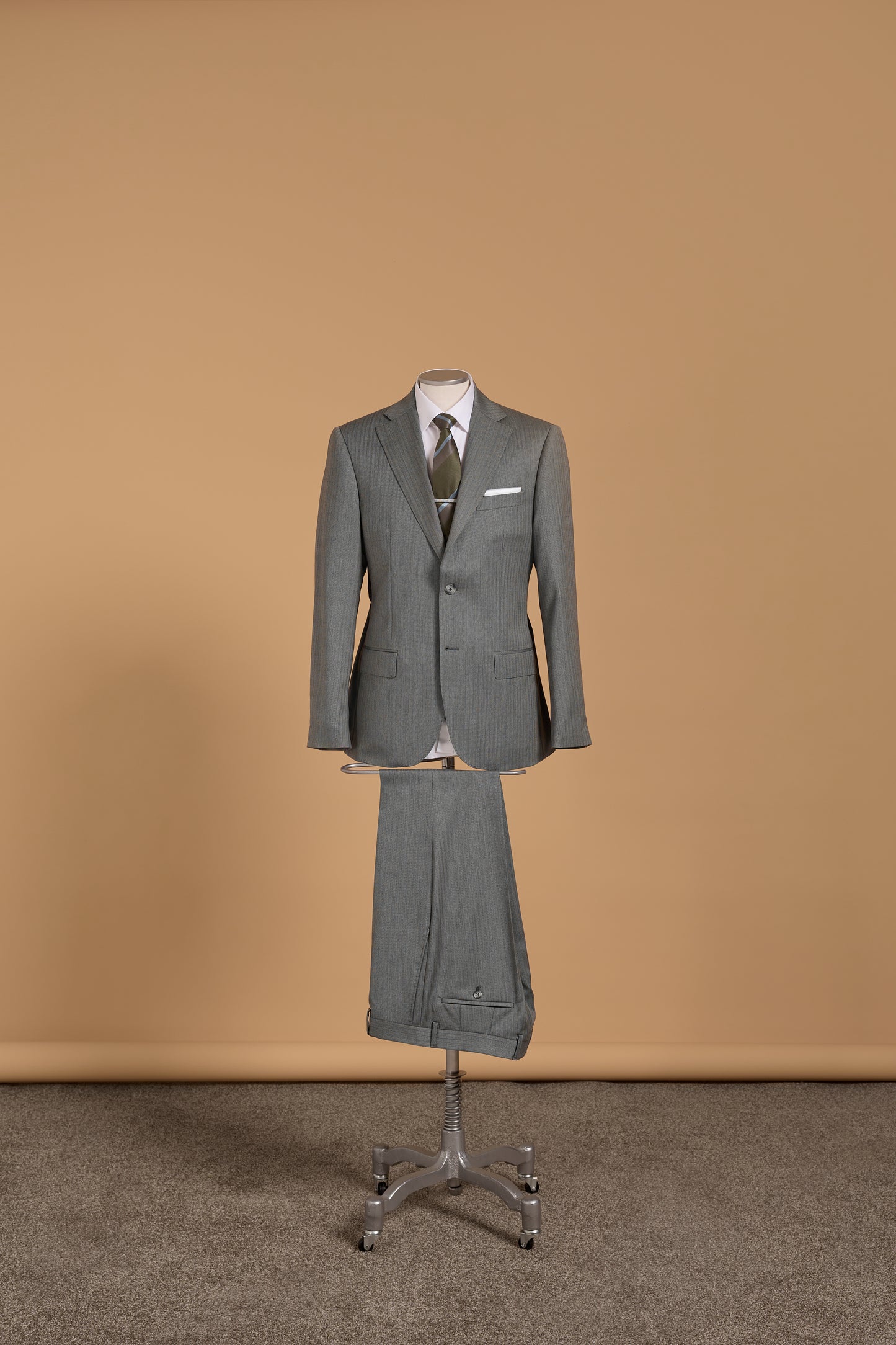 VERDI GREY WOOL SUIT