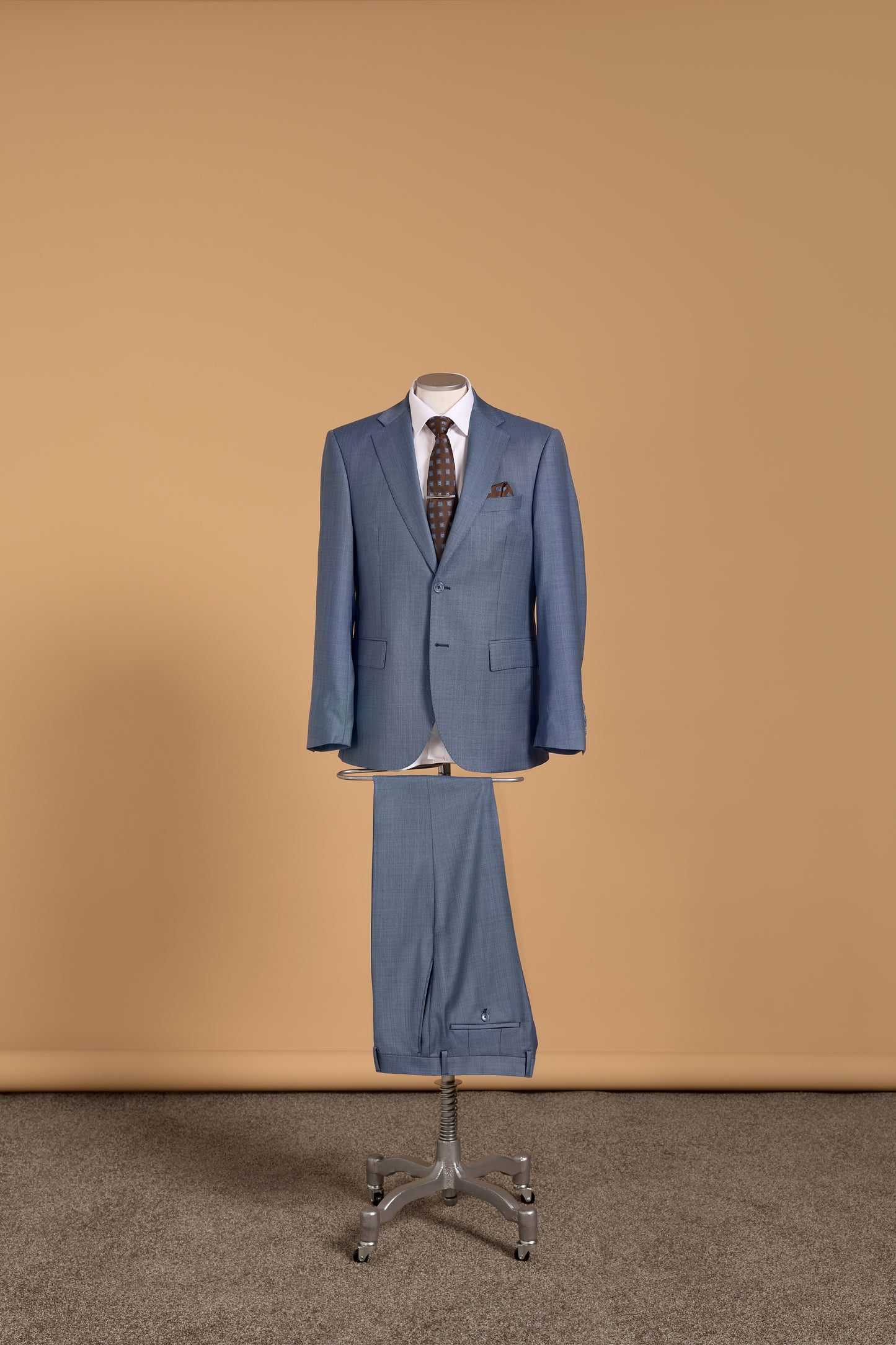 VERDI SKY WOOL SUIT