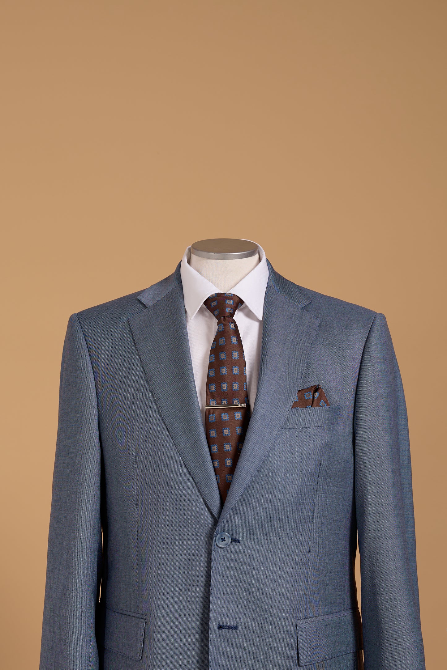 VERDI SKY WOOL SUIT