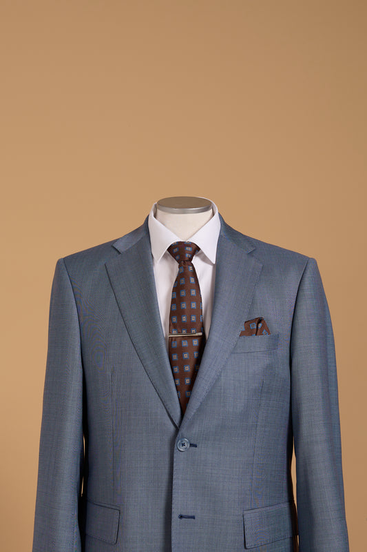 VERDI SKY WOOL SUIT