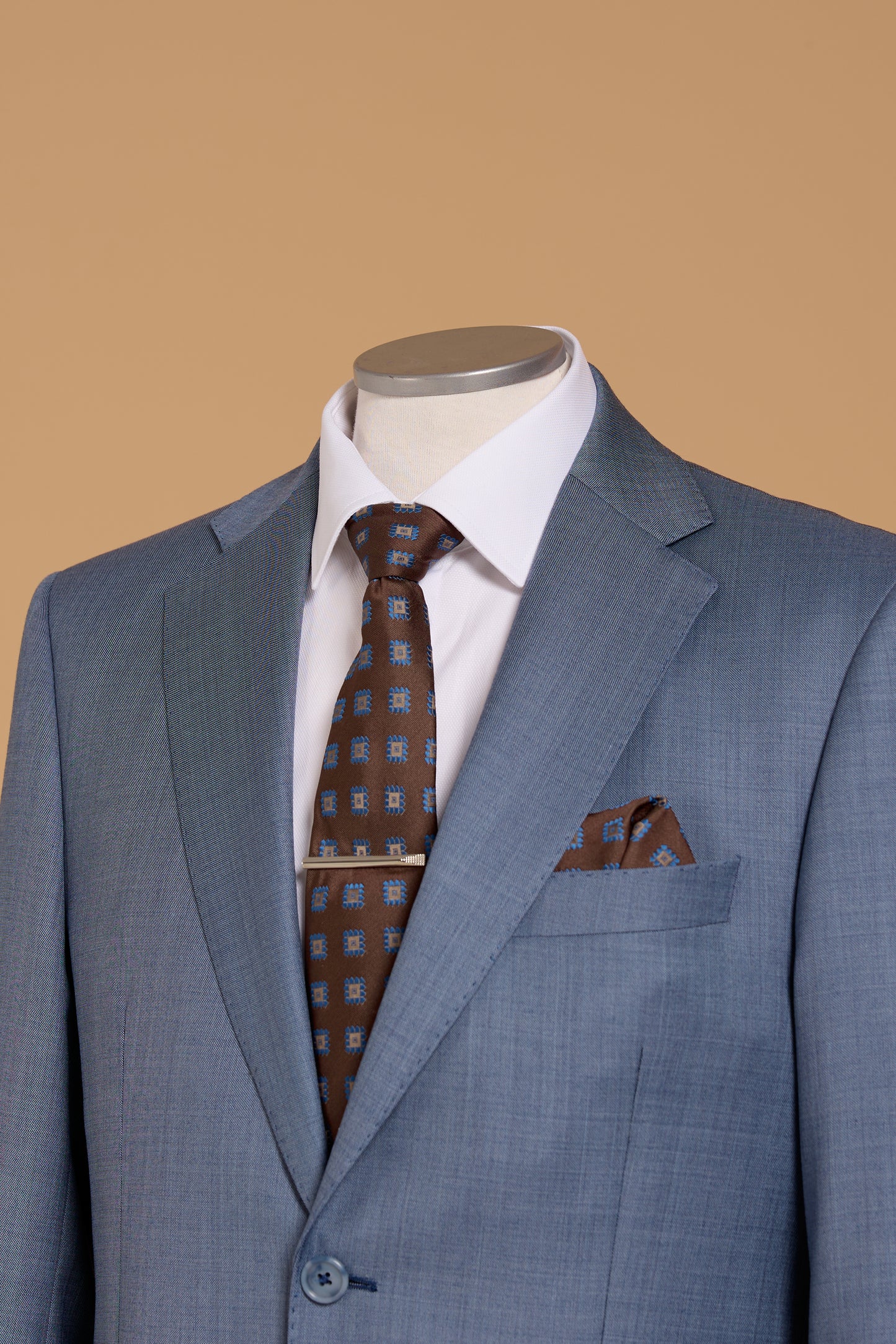 VERDI SKY WOOL SUIT