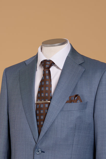 VERDI SKY WOOL SUIT