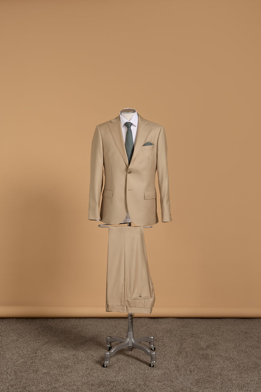 VERDI BEIGE WOOL SUIT