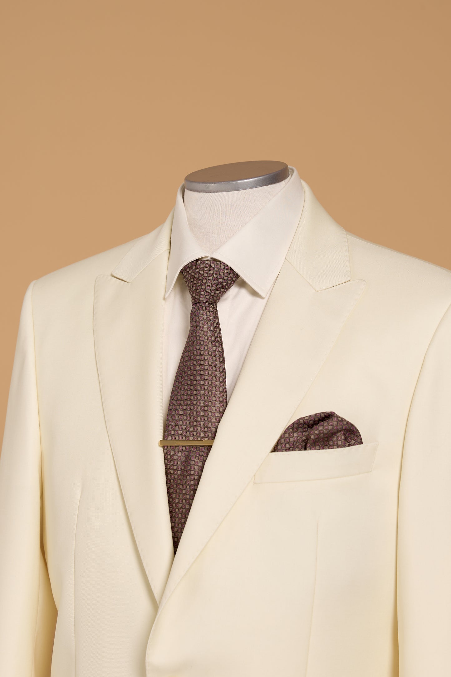 VERDI WHITE WOOL SUIT