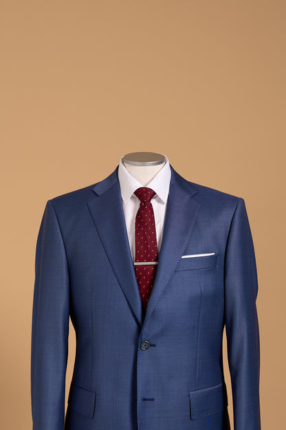 Sapphire Blue Wool Suit