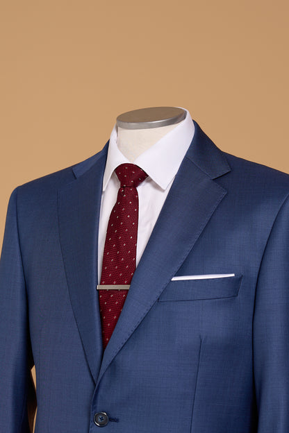 Sapphire Blue Wool Suit
