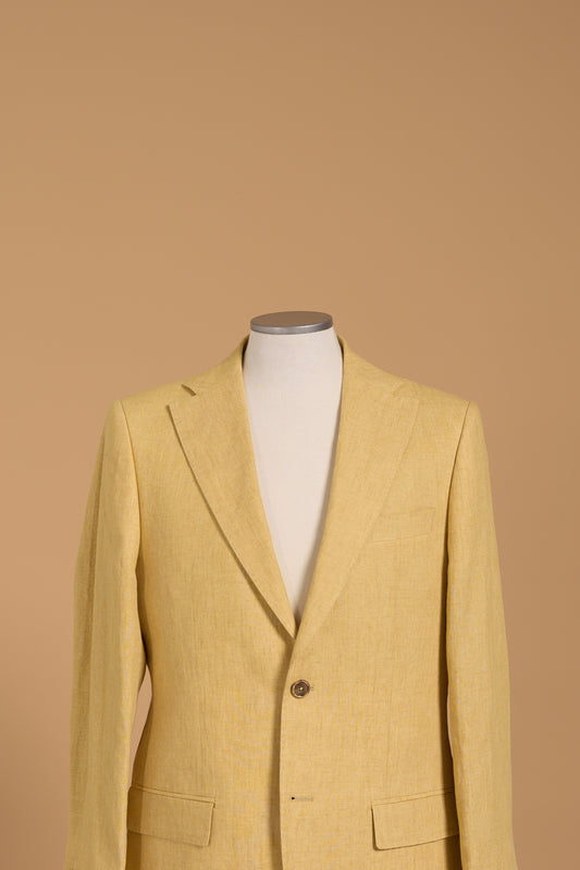 VERDI YELLOW LINEN SUIT