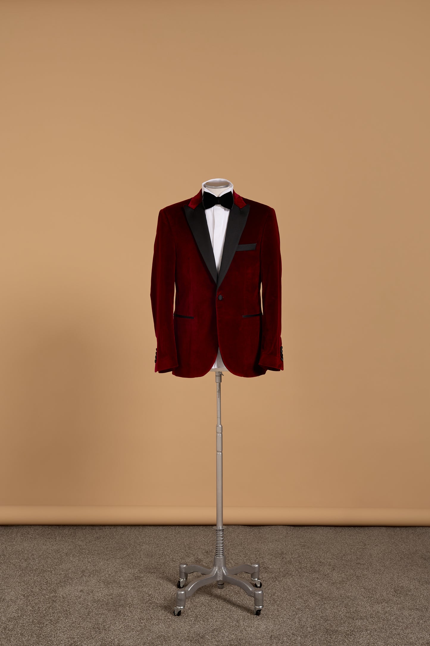 Red Velvet Smoking Jacket