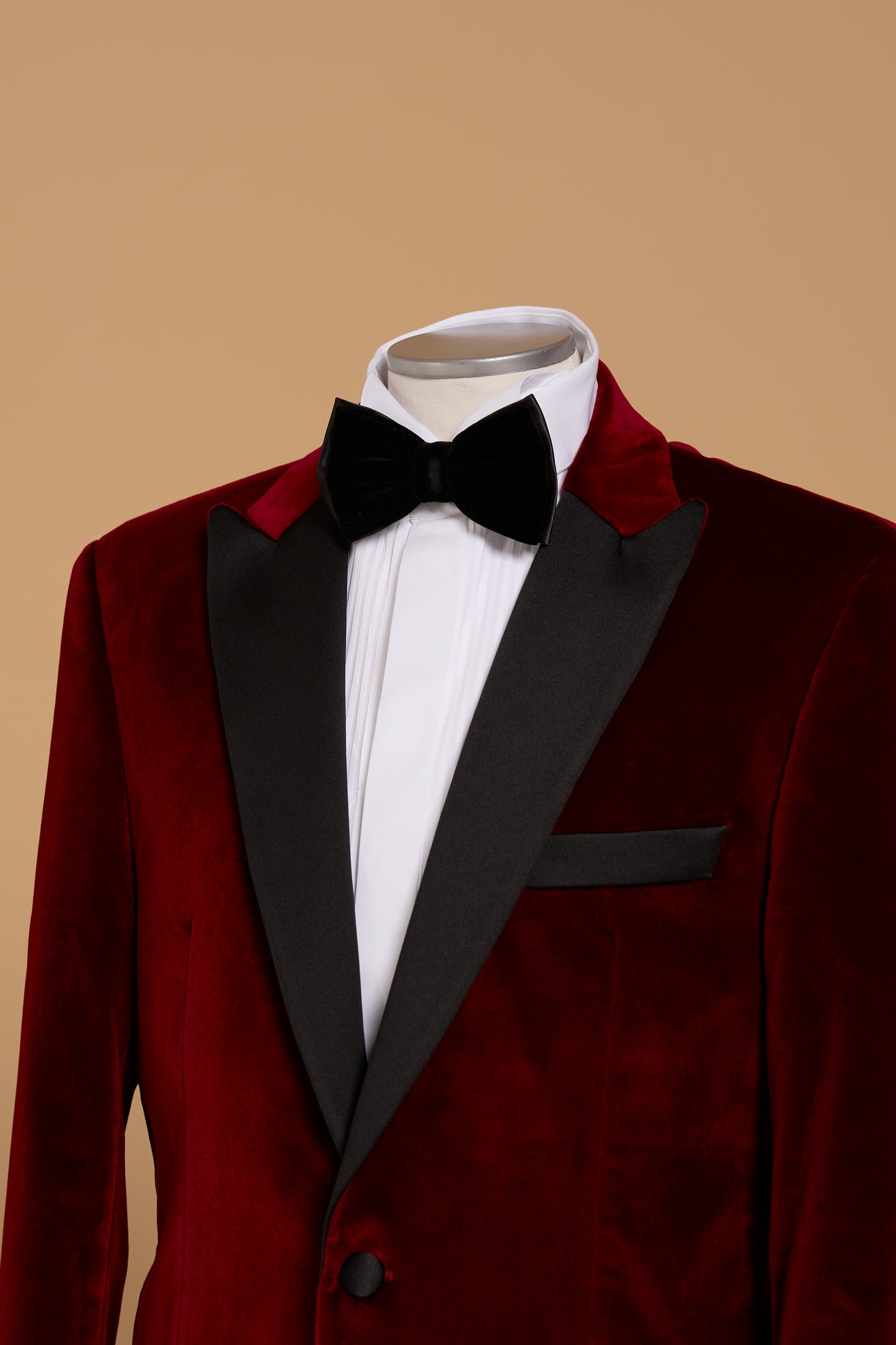 Red Velvet Smoking Jacket