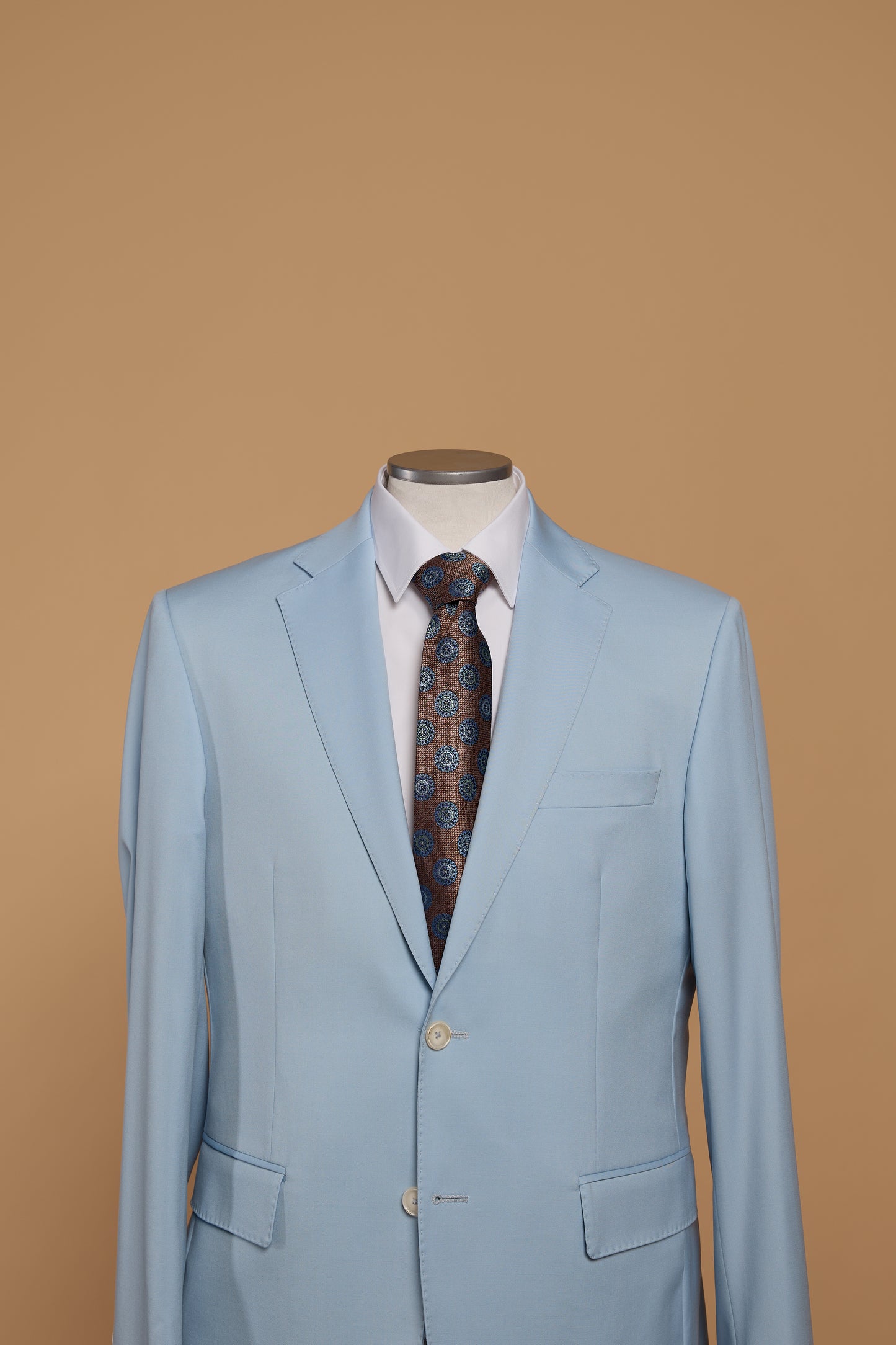 VERDI SKY WOOL SUIT